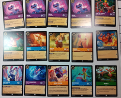Disney Lorcana TCG Bulk Lot 150 Cards Maleficent Tinker Bell Beast Magic Broom - Image 1