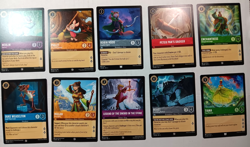 Disney Lorcana TCG Bulk Lot 150 Cards Maleficent Tinker Bell Beast Magic Broom - Image 2