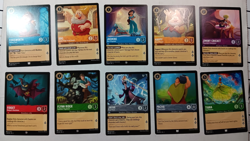 Disney Lorcana TCG Bulk Lot 150 Cards Maleficent Tinker Bell Beast Magic Broom - Image 3