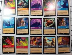 Disney Lorcana TCG Bulk Lot 150 Cards Maleficent Tinker Bell Beast Magic Broom - Image 5