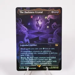 The Darkness Crystal Borderless Foil 335 Final Fantasy FIN MTG NM See Video - Image 1