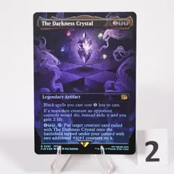 The Darkness Crystal Borderless Foil 335 Final Fantasy FIN MTG NM See Video - Image 3