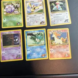 VTG Lot 40 Pokemon Cards Neo Destiny Revelation Discovery Gym Heroes Played Cond - Image 3