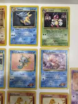 Vintage Pokemon Card Lot WOTC Base Neo Gym Heroes Charmander Hitmonchan - Image 3