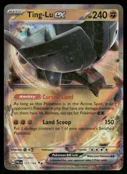 Pokemon Cards Ting-Lu ex 127/193 Paldea Evolved Double Rare NM *1 - Image 1