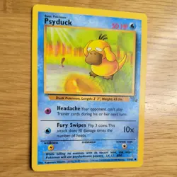 PSYDUCK 53/62 POKEMON CARD (FOSSIL SET) - Image 3