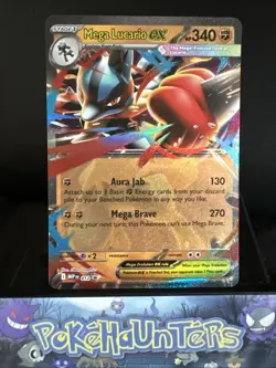 Pokemon Card Mega Lucario ex MEP 012 Mega Evolution Promo Double Rare NM - Image 1