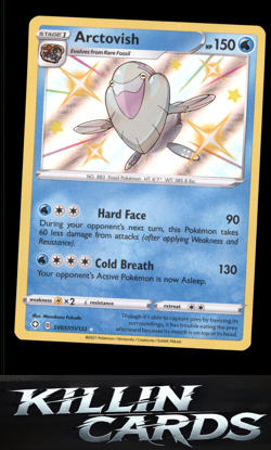 Arctovish SV037/SV122 Pokemon Shiny Holo Rare Shining Fates: Shiny Vault Card NM - Image 1