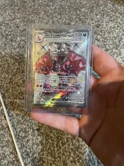 Charizard EX 074 Flashfire Black Star Promo Holo Pokemon Card NM - Image 1