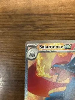 Pokemon Card Salamence EX 187/159 Journey Together Special Illustration Rare W - Image 2