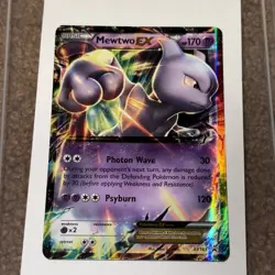 Mewtwo EX XY183 Holo Promo Pokemon Card - Image 1