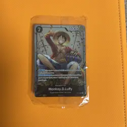 P-075 Monkey.D.Luffy Promo Card TS-02 Tin Set 02 ENGLISH SEALED - Image 1