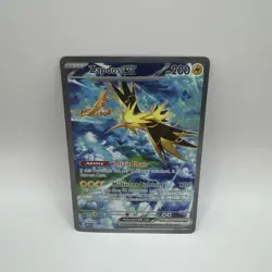 Pokemon TCG Zapdos ex Scarlet & Violet-151 202/165 Holo Special Illustration... - Image 1