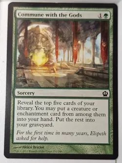 Commune with the Gods - Theros - Magic the Gathering MTG Nice! - Image 1