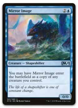 Mirror Image #61 (NM) Core Set 2019 M19 Magic MTG - Image 1