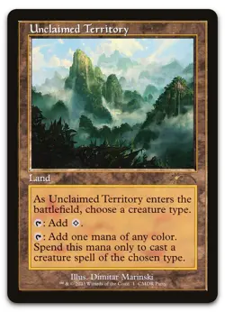 Unclaimed Territory (Retro Frame) #1 (NM) WPN & Gateway Promos WPN Magic MTG - Image 1