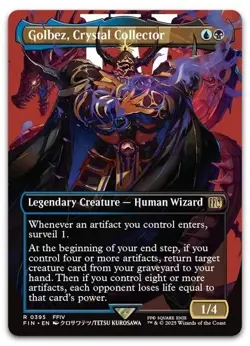 Golbez, Crystal Collector (Borderless) #395 (NM) Final Fantasy FIN Magic MTG - Image 1