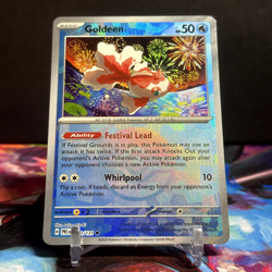 Pokemon TCG Goldeen (Poke Ball Pattern) 020/131 Sv: Prismatic Evolutions Holo NM - Image 1