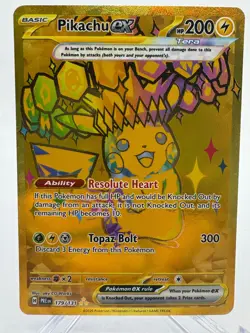 Pokemon Pikachu TCG SV Prismatic Evolutions #179/131 Hyper Rare - Image 1