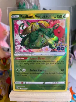 Radiant Venusaur (004/078) - Pokemon Go - Pokemon TCG - NM - Image 1