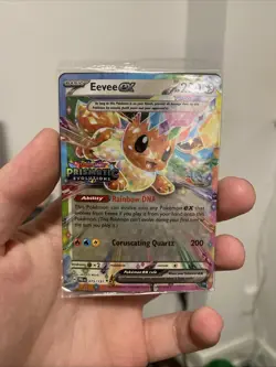Eevee ex 075/131 Stamped Promo Prismatic Evolutions Surprise Box Pokemon SEALED - Image 1