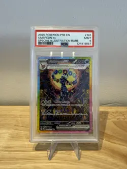 2025 POKEMON PRE EN-PRISMATIC EVOLUTIONS #161 UMBREON EX PSA 9 - Image 1