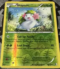 Pokemon TCG - SHAYMIN - Boundaries Crossed 10/149 Rare Reverse Holo - LP - Image 2
