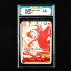 TQG 9.5 MINT+ 2025 One Piece JPN Monkey D. Luffy ST10-006 SR - Image 1