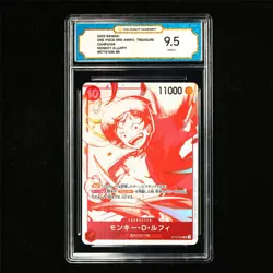 TQG 9.5 MINT+ 2025 One Piece JPN Monkey D. Luffy ST10-006 SR - Image 2
