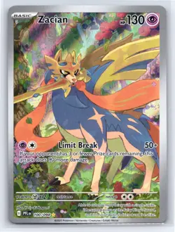 Zacian 100/094 - Pokemon Phantasmal Flames - Illustration Rare Holo - NM - Image 1