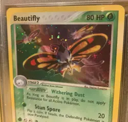 Beautifly EX Ruby & Sapphire Holo 2/109 PSA 9 Mint Pokemon 2003 - Image 2