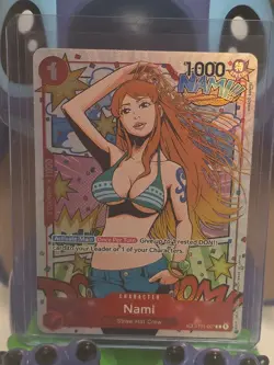 Nami (TR) ST01-007 Wings of the Captain Foil Double Sleeved Never Played MINT - Image 1