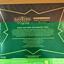 Pokemon Shining Fates TCG Shiny Dragapult VMAX Premium Collection Box Sealed - Image 5