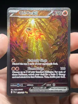 Chi-Yu ex 259/193 Special Illustration Rare Holo SV02: Paldea Evolved NM Pokemon - Image 3