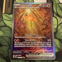 Chi-Yu ex 259/193 Special Illustration Rare Holo SV02: Paldea Evolved NM Pokemon - Image 1
