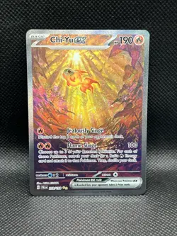 Chi-Yu ex 259/193 SIR Paldea Evolved Sv02 Pokemon SPECIAL ILLUSTRATION RARE HOLO - Image 1