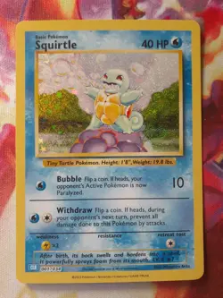 Squirtle 001/034 CLB Holo Promo Pokemon TCG Classic Collection Card 2023 NM - Image 1