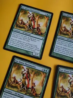 Lys Alana Huntmaster playet Elf Warrior MTG 4 Card. Lorwyn. - Image 4