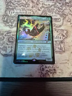 Magic The Gathering Marvel Spider-Man, Miles Morales Promo Foil 0008 Costco - Image 1