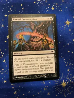 Magic: The Gathering [MTG] ~ Rite Of Consumption ~ Shadowmoor - Image 1