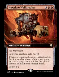 Hexplate Wallbreaker LP Light Play Phyrexia Commander MTG [12125] - Image 1