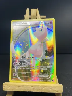 Pokemon Mew XY110 XY Promo Holo Basic English Card 70HP Psychic TCG - Image 1