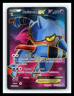 💥 Toxicroak EX Ultra Rare Holo Full Art Pokemon TCG 102/106 XY Flashfire - Image 1