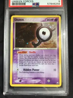 Pokemon Cards: EX Unseen Forces Rare Holo: Unown Y/28 PSA 9 - Image 2