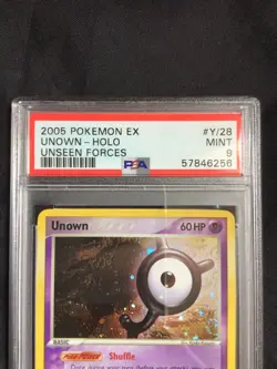 Pokemon Cards: EX Unseen Forces Rare Holo: Unown Y/28 PSA 9 - Image 3