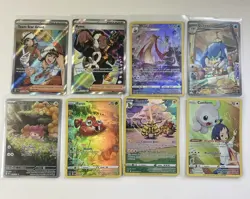 Pokemon Full Art Cards - 8 Card Lot - (Trainers, Secret Rares) - Image 1