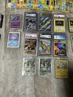 Pokemon Tag Collection Lot With Graded Singles And Vintage - Image 4
