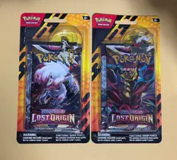 2 x Pokemon TCG Arceus & Darkrai Pin 2 Booster Blister Packs - 1 of Each - Image 1