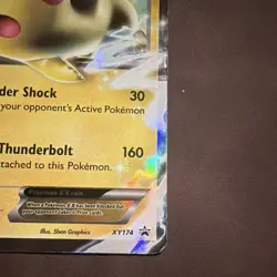 Pokemon TCG Pikachu EX XY174 XY Promos Promo Holo 130HP Card - Image 2