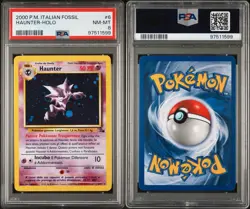 Pokemon 2000 Haunter 6/62 Holo Fossil Unlimited ITA - PSA 8 - Image 3